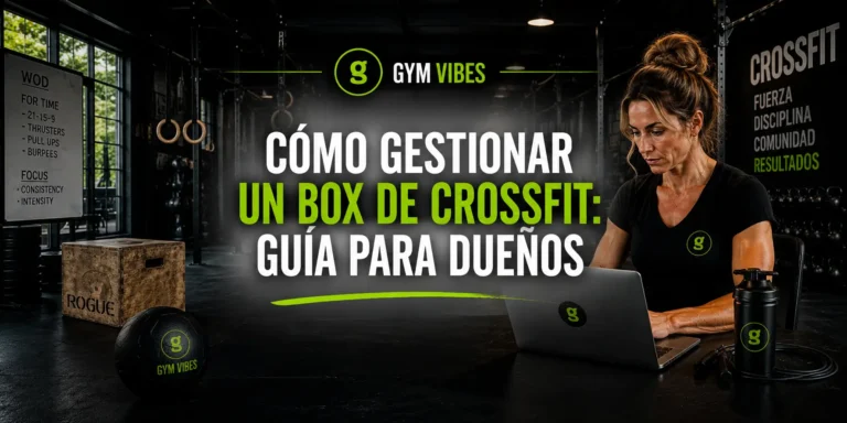 mujer usando gymvibes